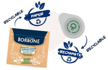 Borbone - Blue Blend - Espresso Paper Pods