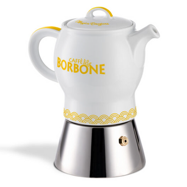 YELLOW Caffe Borbone Moka Karina Bundle w/ 1000g of ground coffee
