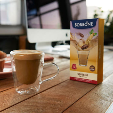 CAFFE BORBONE CAFÉ GINSENG - CAPSULES COMPATIBLES AVEC LA MACHINE NESPRESSO®* - 10PK