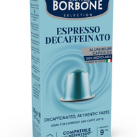 CAFFE BORBONE DECAF - Capsules en aluminium compatibles avec la machine Nespresso®* - 10PK - ALUMINUM PODS