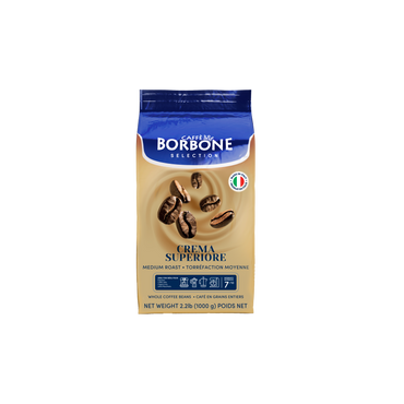 CAFFE BORBONE CREMA SUPERIORE - 1KG - WHOLE COFFEE BEANS
