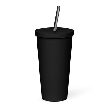 Caffe Borbone Insulated tumbler with a straw