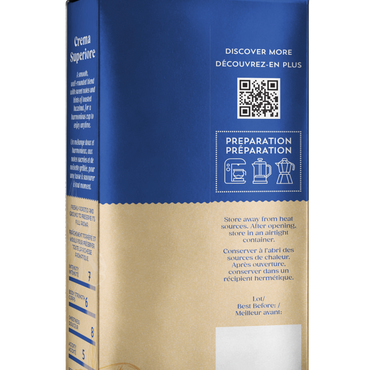 Crema Superiore - GROUND COFFEE – NEW VACUUM PACKAGE 250g
