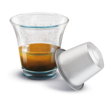 CAFFE BORBONE Mélange Espresso Intenso - Capsules en aluminium compatibles avec la machine Nespresso®* - 10PK - ALUMINUM PODS