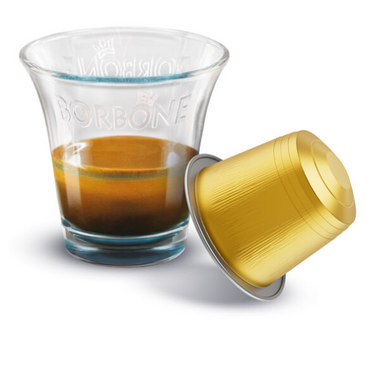 CAFFE BORBONE Crema Superiore Blend - Aluminum Nespresso®* Machine Compatible Capsules - 10PK - ALUMINUM PODS