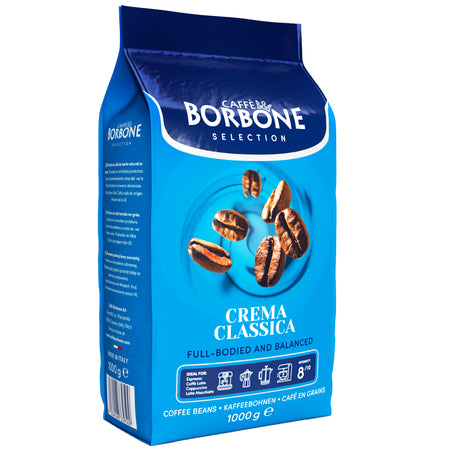 CAFFE BORBONE CREMA CLASSICA - 1KG - WHOLE COFFEE BEANS