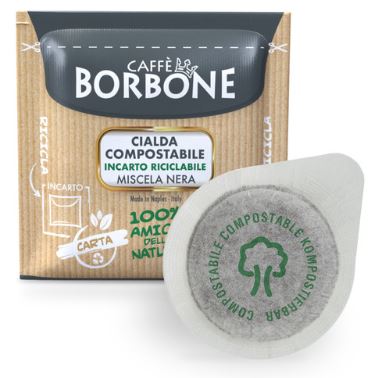 Borbone - Mélange noir - Dosettes de papier Espresso