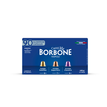 Caffé Borbone Nespresso Compatible Coffee Capsule Pods, Variety Box, 90 PACK