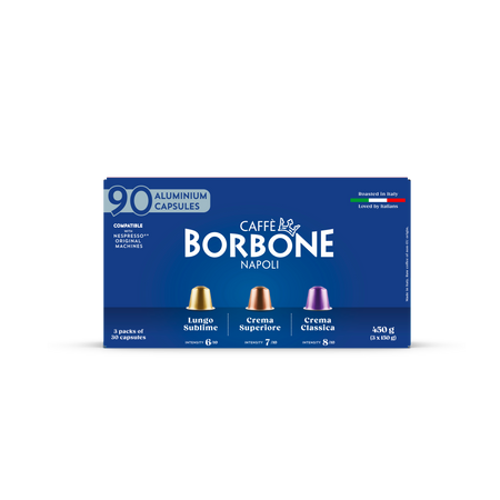 Caffé Borbone Nespresso Compatible Coffee Capsule Pods, Variety Box, 90 PACK
