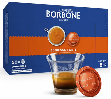 50 Nespresso®* Professional Espresso Forte Compatible Capsules