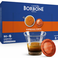 50 Nespresso®* Professional Espresso Forte Compatible Capsules