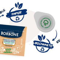 Borbone - Black Blend - Espresso Paper Pods