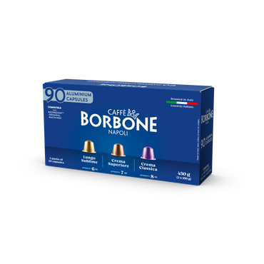 Caffé Borbone Nespresso Compatible Coffee Capsule Pods, Variety Box, 90 PACK