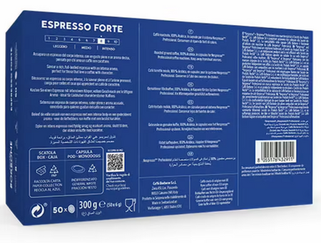 50 Nespresso®* Professional Espresso Forte Compatible Capsules