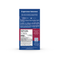 CAFFE BORBONE Espresso Intenso Blend - Aluminum Nespresso®* Machine Compatible Capsules - 10PK - ALUMINUM PODS