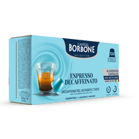 CAFFE BORBONE DECAF - Aluminum Nespresso®* Machine Compatible Capsules - 100PK - ALUMINUM PODS
