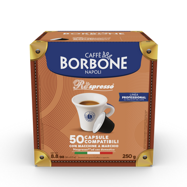 BORBONE Black Blend - Nespresso®* Machine Compatible Capsules - 50PK