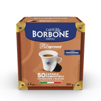 BORBONE Black Blend - Nespresso®* Machine Compatible Capsules - 50PK