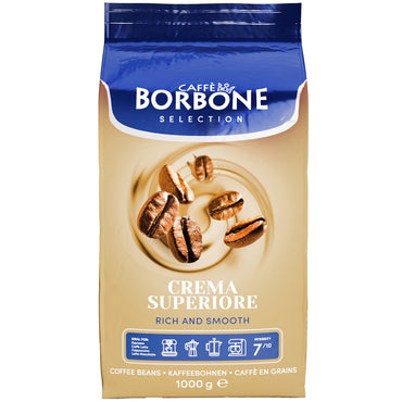 CAFFE BORBONE CREMA SUPERIORE - 1KG - WHOLE COFFEE BEANS