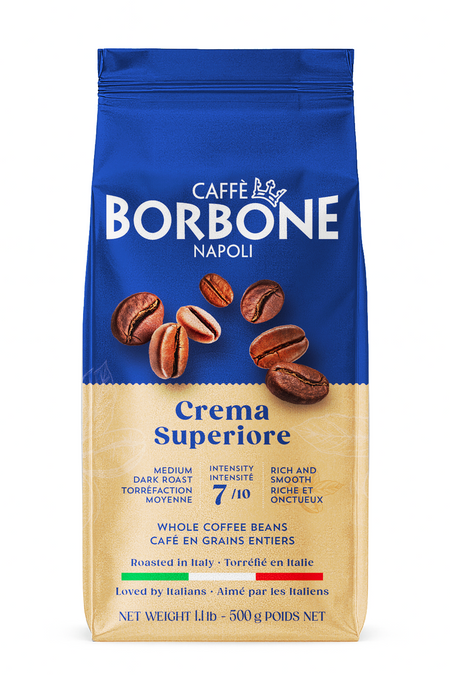 CAFFE BORBONE CREMA SUPERIORE - 500g - WHOLE COFFEE BEANS