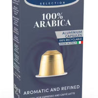 Mélange CAFFE BORBONE 100% ARABICA - Capsules en aluminium compatibles avec la machine Nespresso®* - 100PK - ALUMINUM PODS