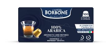 Mélange CAFFE BORBONE 100% ARABICA - Capsules en aluminium compatibles avec la machine Nespresso®* - 100PK - ALUMINUM PODS