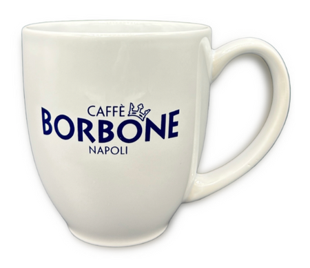 Caffe Borbone WHITE Ceramic Bistro Mug
