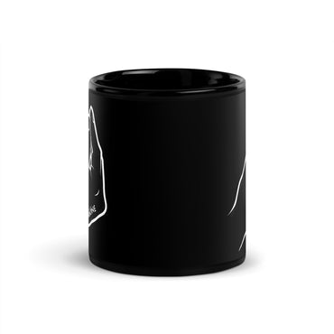 Caffe Borbone Black Glossy Mug