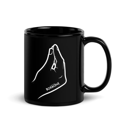 Caffe Borbone Black Glossy Mug