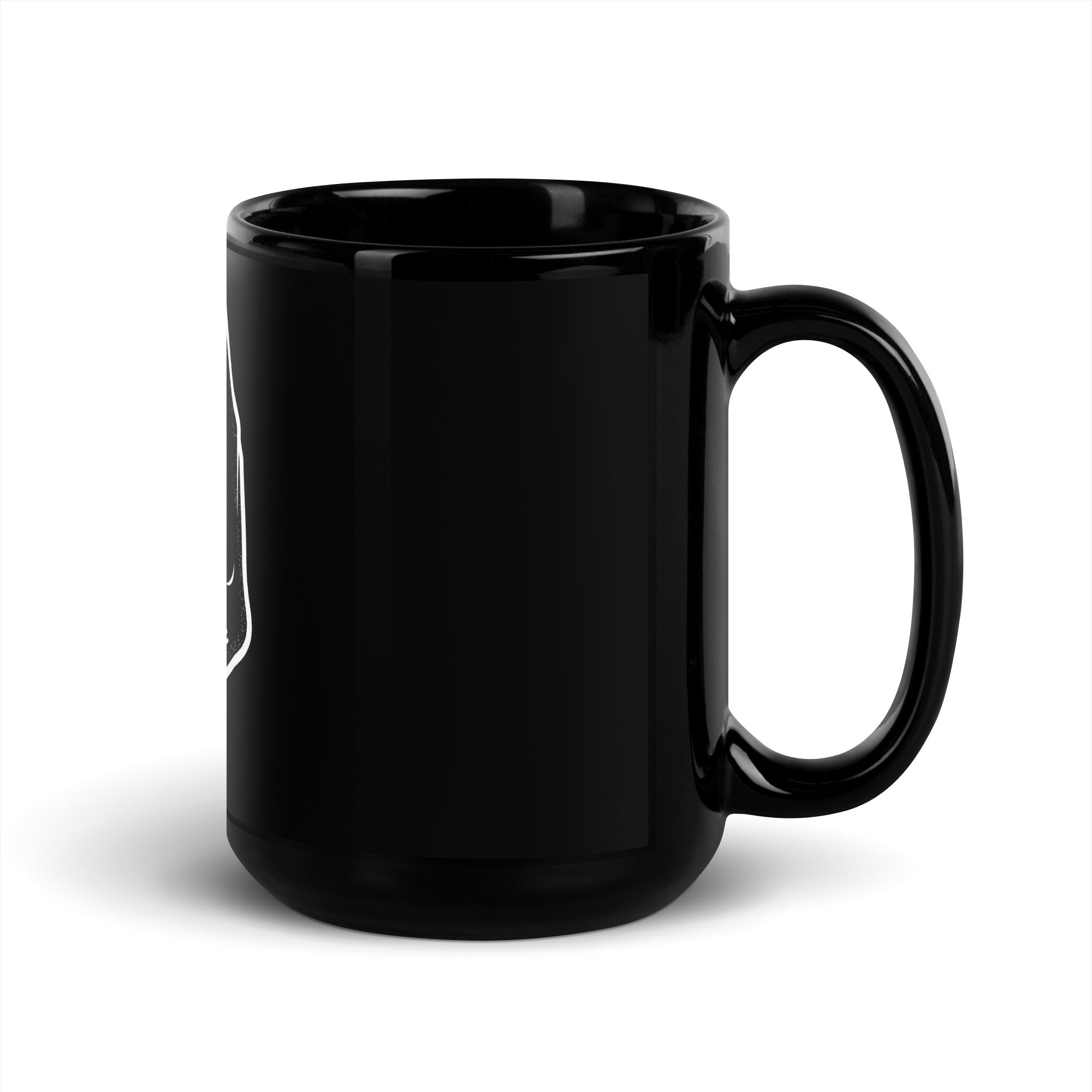 Caffe Borbone Black Glossy Mug