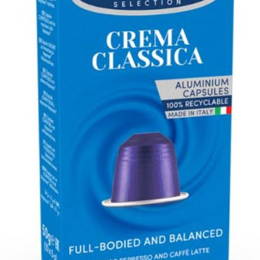 CAFFE BORBONE Crema Classica Blend - Aluminum Nespresso®* Machine Compatible Capsules - 100PK - ALUMINUM PODS