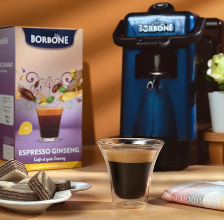 Caffè Borbone Espresso Ginseng - 18 Pods - ESE System