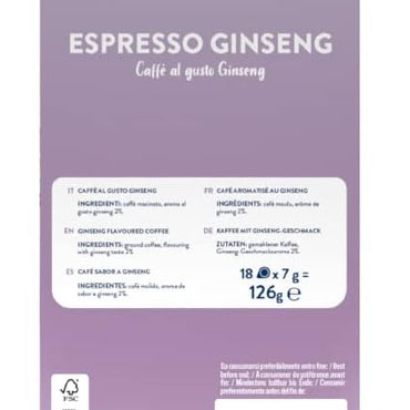 Caffè Borbone Espresso Ginseng - 18 Pods - ESE System