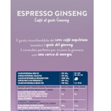 Caffè Borbone Espresso Ginseng - 18 Pods - ESE System