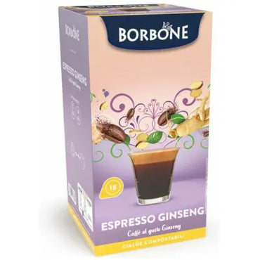 Caffè Borbone Espresso Ginseng - 18 Pods - ESE System