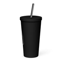 Caffe Borbone Insulated tumbler with a straw