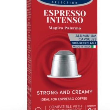 CAFFE BORBONE Espresso Intenso Blend - Aluminum Nespresso®* Machine Compatible Capsules - 100PK - ALUMINUM PODS