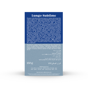 CAFFE BORBONE 100% ARABICA Blend - Aluminum Nespresso®* Machine Compatible Capsules - 30PK - ALUMINUM PODS