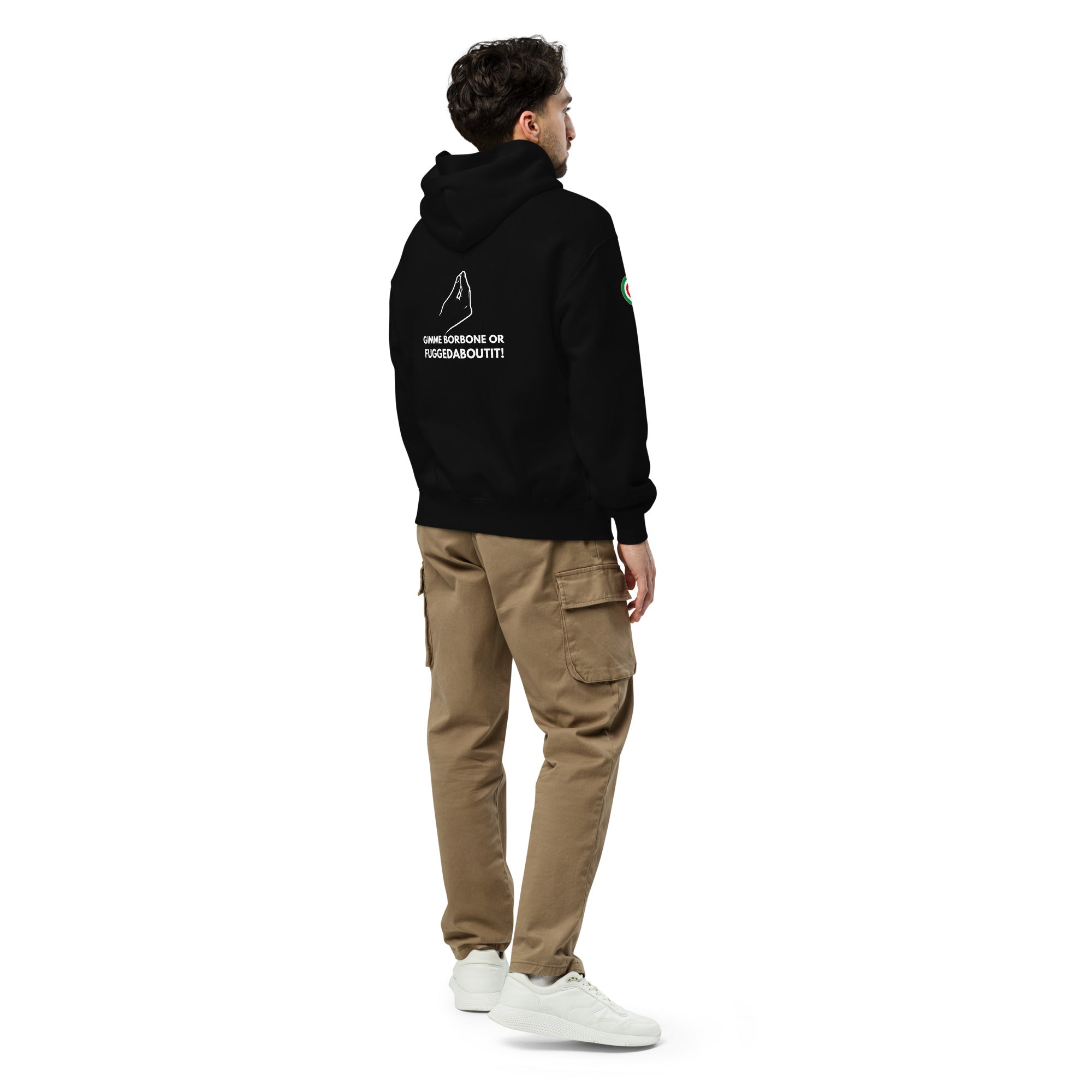 Caffe Borbone "Fuggedaboutit" Unisex oversized hoodie