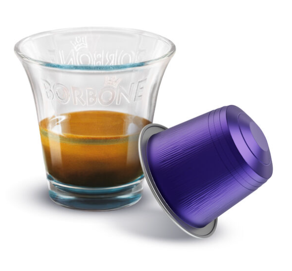 CAFFE BORBONE Crema Classica Blend Aluminum Nespresso Machine