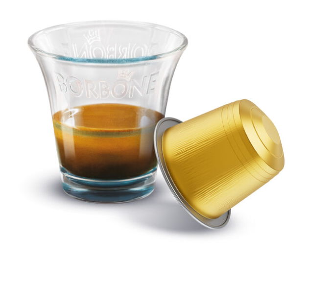 Mélange CAFFE BORBONE Crema Superiore - Capsules en aluminium compatibles avec les machines Nespresso®* - 10PK - ALUMINUM PODS